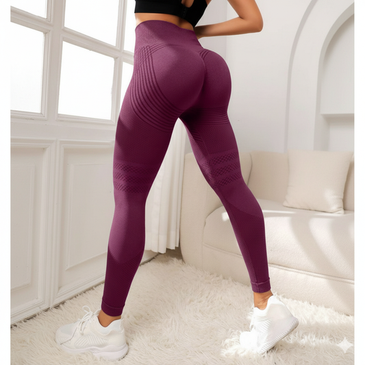Leggings 3D | Burgundy