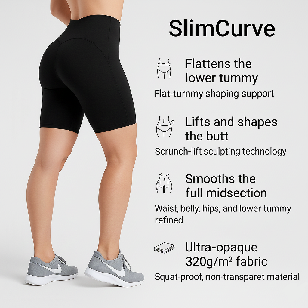 SlimCurve Short | Black