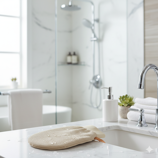 Exfoliating glove